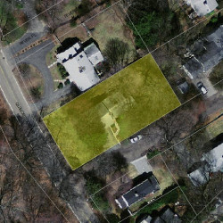 41 Cobb Pl, Newton MA  02468-1802 aerial view