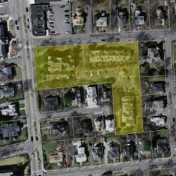 100 Washington Park, Newton MA  02460-1919 aerial view