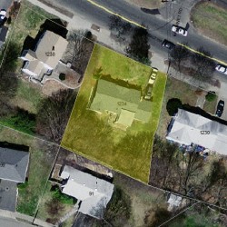 1234 Commonwealth Ave, Newton MA 02465-2911 aerial view