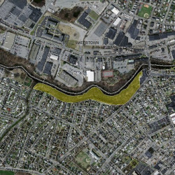 439 California St, Newton MA  02460-1206 aerial view