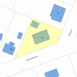 331 Auburndale Ave, Newton MA 02466-1213 plot plan