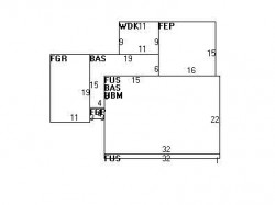 57 Lindbergh Ave, Newton MA 02465-1650 floor plan