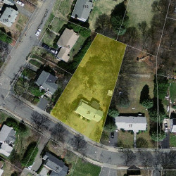 29 Pine St, Newton MA  02465-1416 aerial view