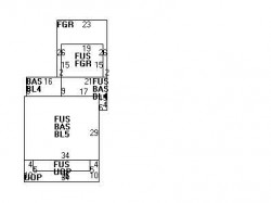 11 Concolor Ave, Newton MA  02458-2511 floor plan
