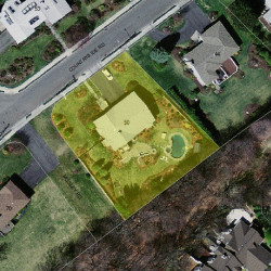 50 Countryside Rd, Newton MA 02459-2939 aerial view