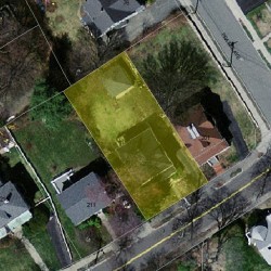 205 Auburndale Ave, Newton MA 02466-1602 aerial view