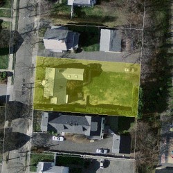 36 Rustic St, Newton MA 02458-1024 aerial view