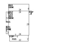 19 Washburn St, Newton MA 02458-1303 floor plan