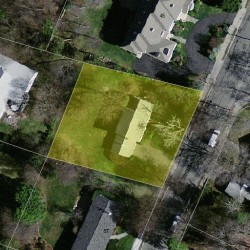 55 Oak Hill St, Newton MA 02459-3454 aerial view