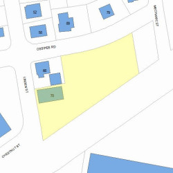 70 Linden St, Newton MA 02464-1433 plot plan