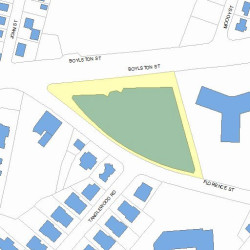300 Boylston St, Newton MA 02459-2842 plot plan