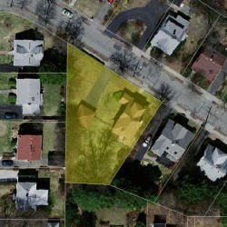 40 Canterbury Rd, Newton MA  02461-1320 aerial view