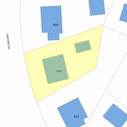 1845 Commonwealth Ave, Newton MA  02466-2725 plot plan