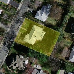 55 Broken Tree Rd, Newton MA 02459-3416 aerial view