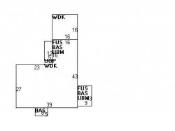 327 Lowell Ave, Newton MA 02460-2150 floor plan