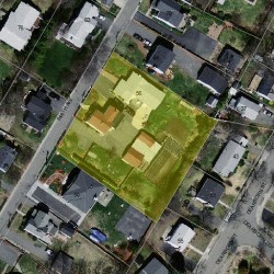 56 Smith Ave, Newton MA 02465-1554 aerial view