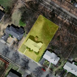 114 Stanley Rd, Newton MA 02468-2325 aerial view