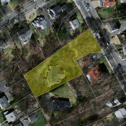 48 Woodward St, Newton MA  02461-1512 aerial view