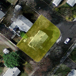 192 Spiers Rd, Newton MA  02459-3700 aerial view