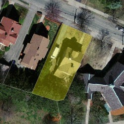 20 Ash St, Newton MA 02466-1819 aerial view