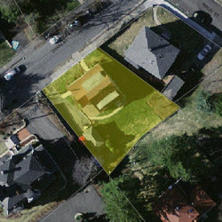 62 Chase St, Newton MA  02459-2233 aerial view