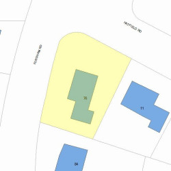 76 Fordham Rd, Newton MA 02465-1226 plot plan