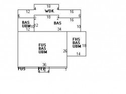 80 Avalon Rd, Newton MA  02468-1612 floor plan