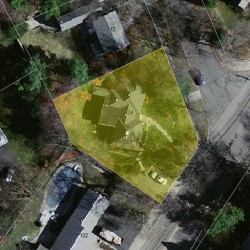 124 Brookline St, Newton MA  02467 aerial view