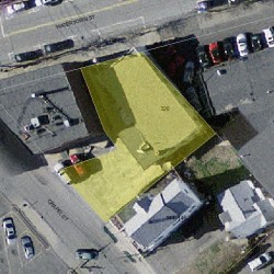 326 Watertown St, Newton MA  02458-1306 aerial view