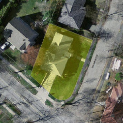 6 Shuman Cir, Newton MA  02459-2771 aerial view