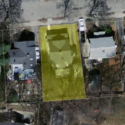 20 Ware Rd, Newton MA 02466-1416 aerial view