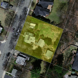 64 Allen Ave, Newton MA 02468-1702 aerial view