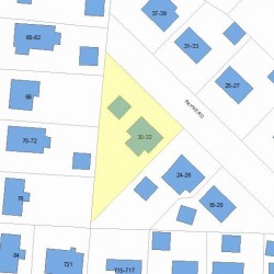 30 Payne Rd, Newton MA  02461-1816 plot plan