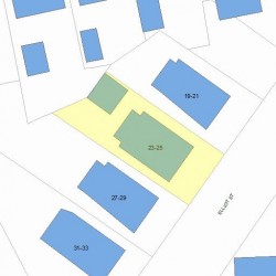 25 Elliot St, Newton MA 02461-1604 plot plan