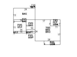 1 Cornell St, Newton MA  02462-1105 floor plan