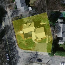 838 Walnut St, Newton MA 02459-1717 aerial view