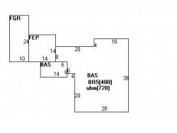 55 Redwood Rd, Newton MA 02459-3124 floor plan