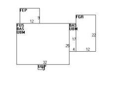 21 Jameson Rd, Newton MA  02458-2601 floor plan