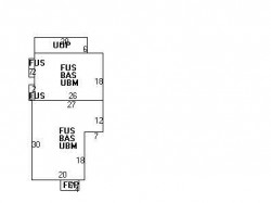 13 Crescent St, Newton MA  02465-2007 floor plan