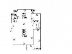 942 Beacon St, Newton MA  02459-1724 floor plan
