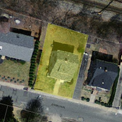 9 Josselyn Pl, Newton MA 02461-1609 aerial view