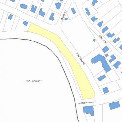 2357 Washington St, Newton MA  02462-1430 plot plan