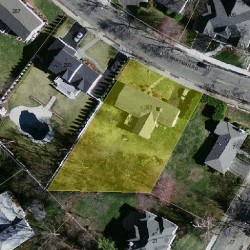 303 Hartman Rd, Newton MA 02459-2815 aerial view
