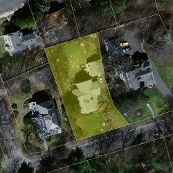 179 Highland Ave, Newton MA 02465-2509 aerial view
