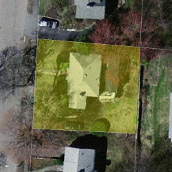 110 Upland Ave, Newton MA  02461-2145 aerial view