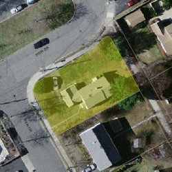 16 Cibel Path, Newton MA  02459-3622 aerial view