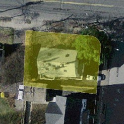 214 California St, Newton MA  02458-1009 aerial view