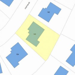 148 Cynthia Rd, Newton MA 02459-2864 plot plan