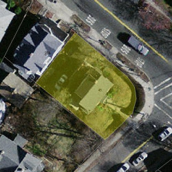 45 Waverley Ave, Newton MA  02458-2134 aerial view