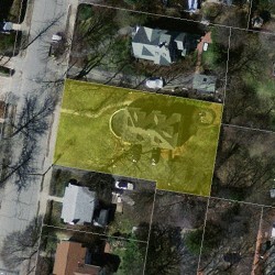 74 Brookside Ave, Newton MA 02460-1530 aerial view